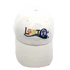 LGBTQ+ Running Embroidered Logo Cap | White Cotton Twill Unisex Racer Hat | Lightweight & Quick-Dry Sports Accessory